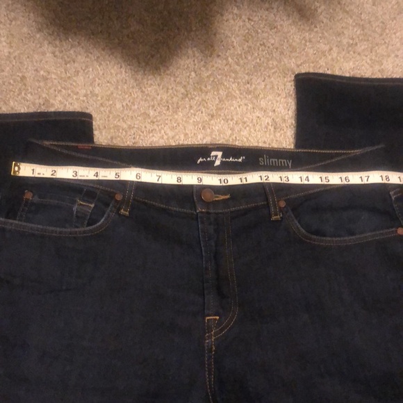 NWOT Mens size 36 7 for all mankind slimmy jeans - Picture 10 of 11